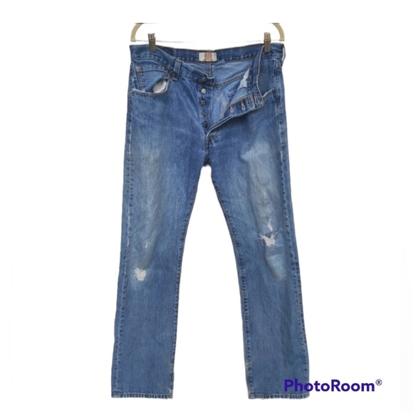 Levi's Other - LEVI'S 501 Unisex Jeans 5 Button Fly Size 34 x 34